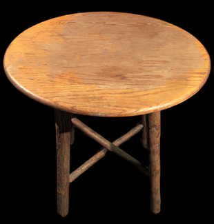 Old Hickory Furniture Company Prices 862 Auction Price Results Old Hickory Round Lamp Stand Side Table