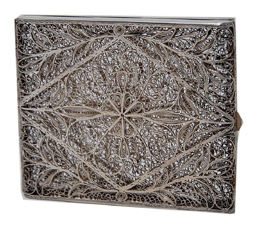 Silver Filigree Card Case (1 of 3)