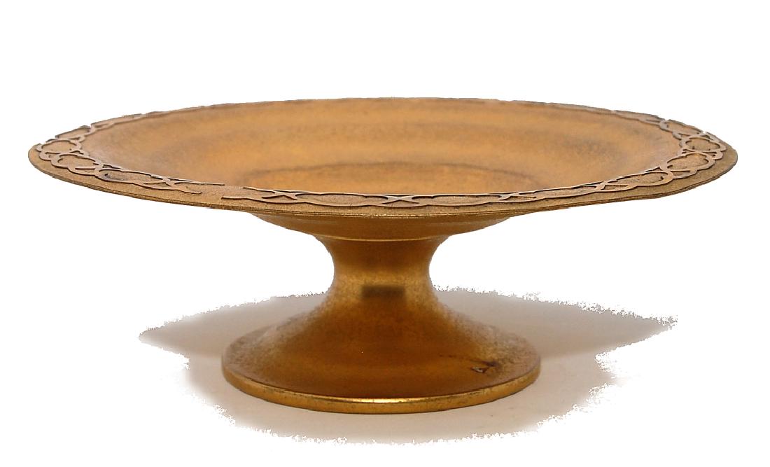 Silvercrest Gold Encrusted Bronze Compote: Silvercrest Gold Encrusted Bronze Compote 2054. Packaging, Insurance, Handling And Shipping Are Done In House And Is 45.00 For This Item In The Continental U.S. Or You Are Welcome To Pick Up In Person