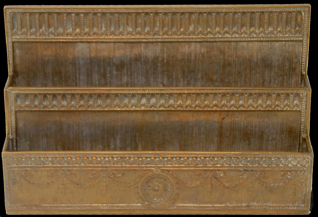 Tiffany Studios Bronze Letter Holder (1 of 1)