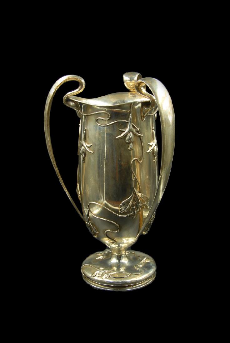 Frank W. Smith Three Handled Art Nouveau Sterling Vase (1 of 3)