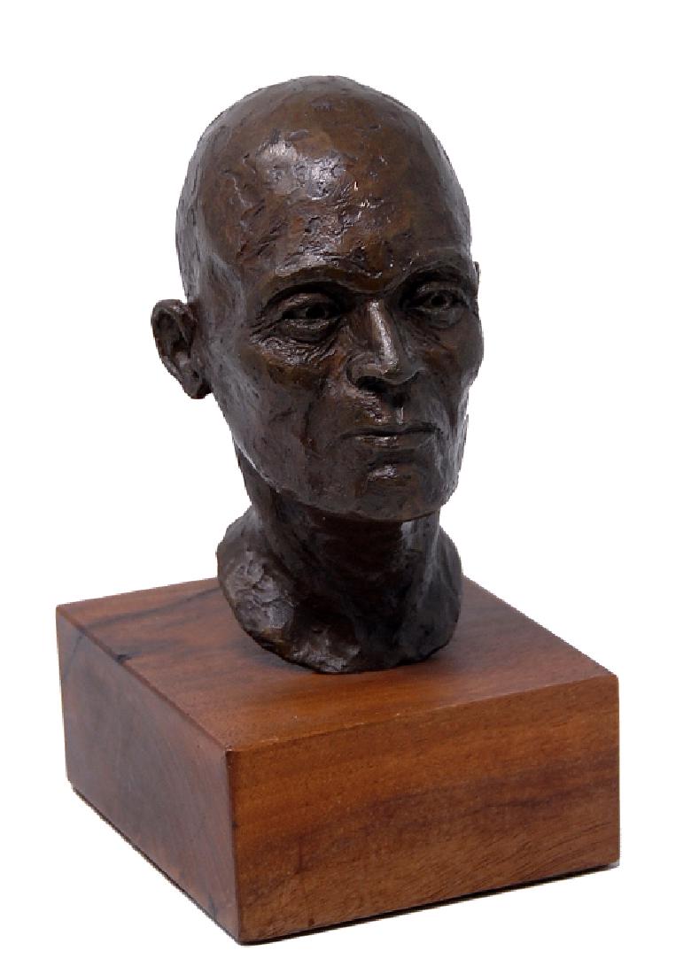 Edela Modernist Bronze Bust Sculpture (1 of 10)