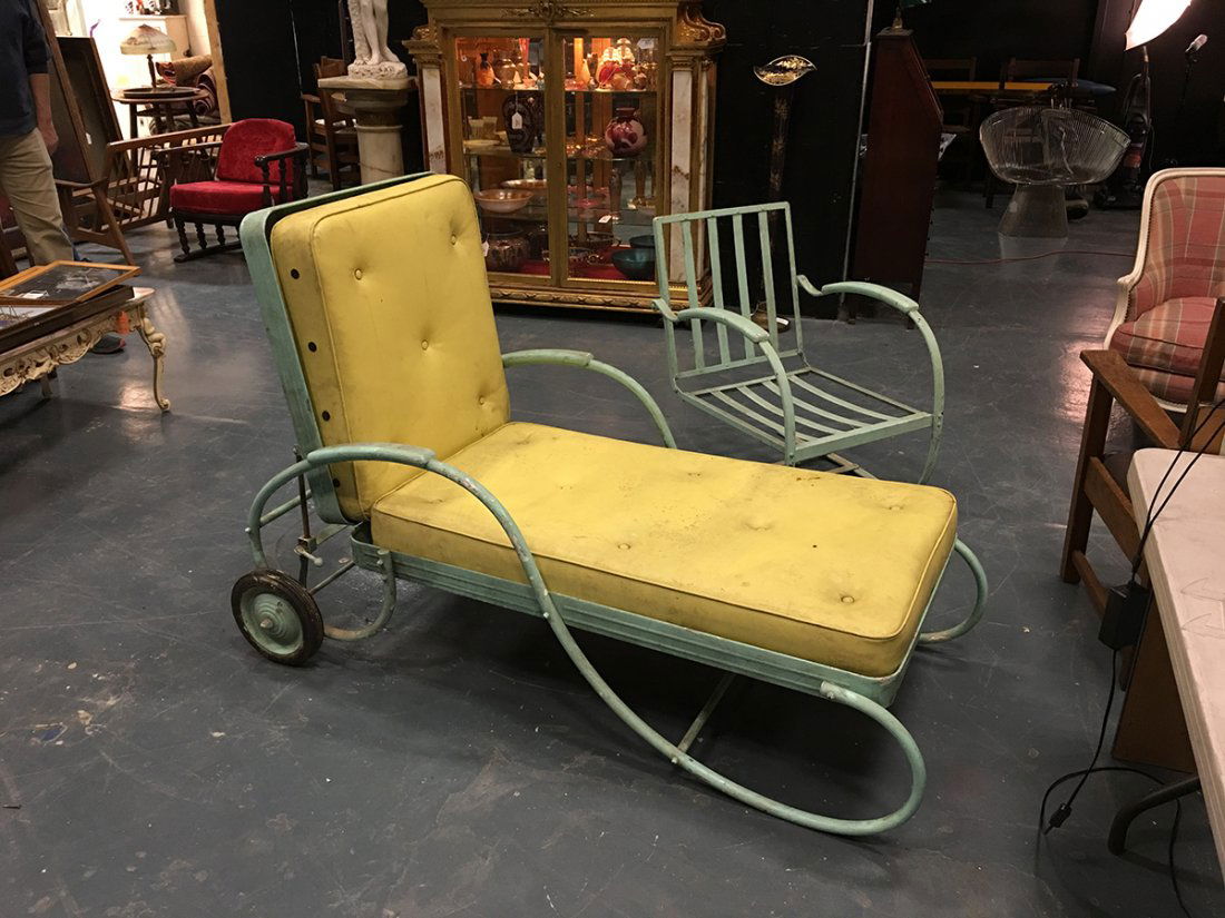 Vintage Lawn Chair And Chaise (1 of 2)