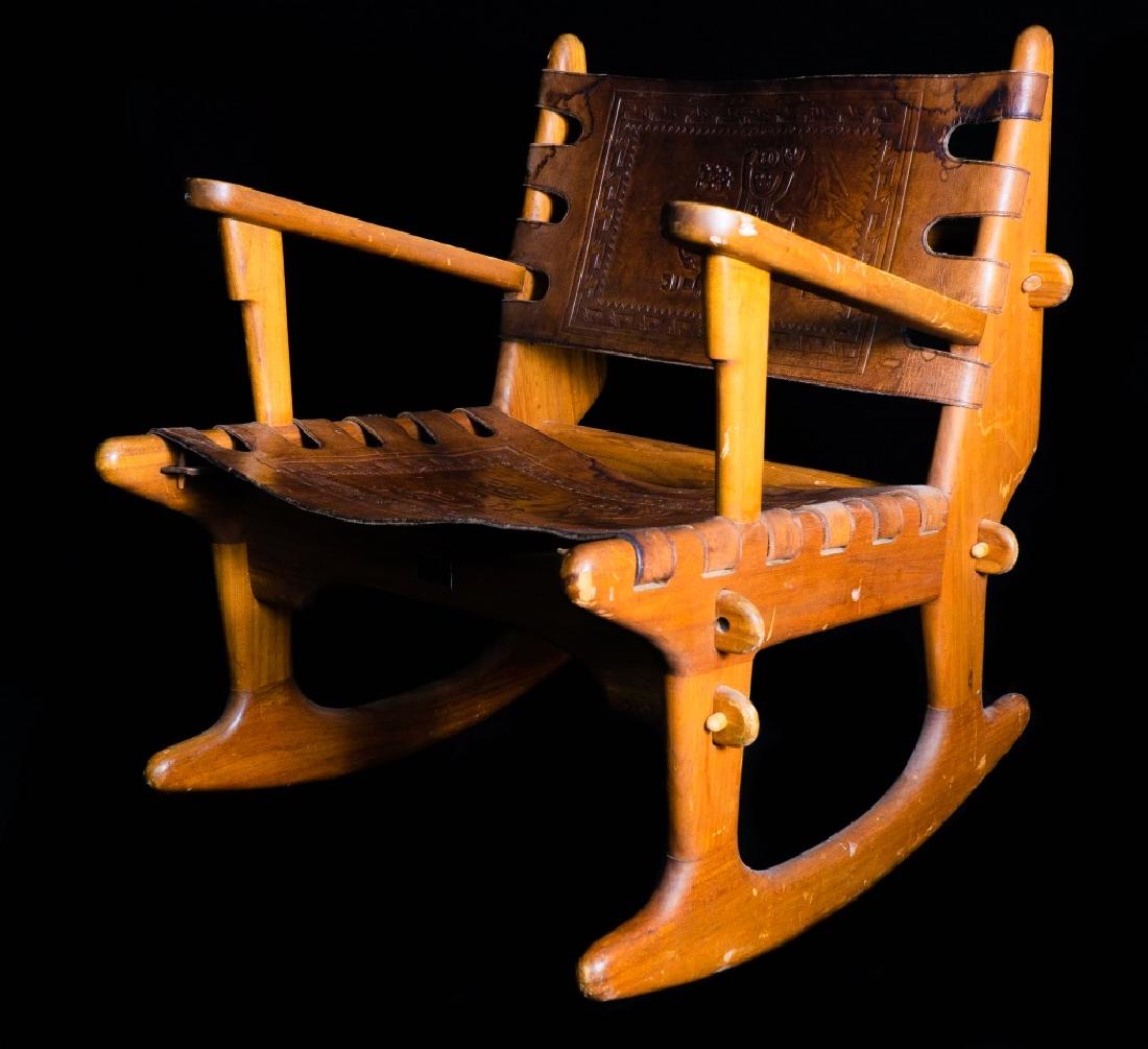 Rare Angel Pazmino Rocking Chair Ecuador Mid Century: Packaging, Insurance, Handling And Shipping Are Done In House And Is 225.00 For This Item In The Continental U.S. Or You Are Welcome To Pick Up In Person Or Make Your Own Shipping Arrangements.