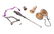 4 Pcs Sterling Locket, Nutmeg, Thimble, Crotchet Needle - 2