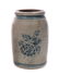 Blue Decorated Stoneware Crock