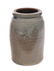 Blue Decorated Stoneware Crock - 2