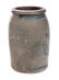 Blue Decorated Stoneware Crock - 3