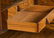 Oak 60" Raised Panel Bankers Roll Top Desk - 6