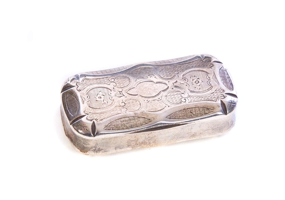 French Sterling Silver Snuff Box (1 of 4)