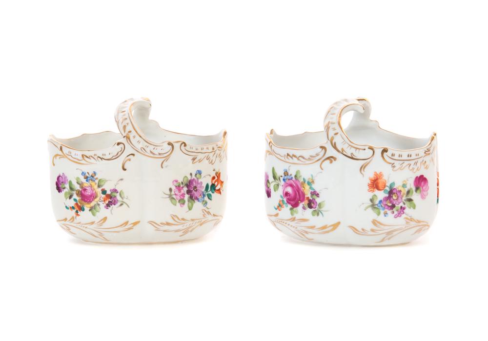 Pair Dresden Porcelain Baskets (1 of 3)