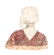 Italian marble bust of woman - 3