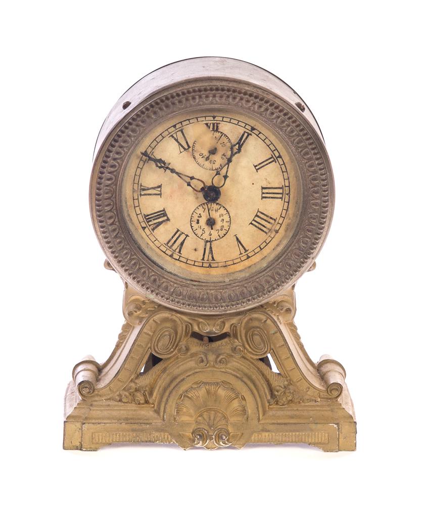 Seth Thomas Cast Metal Mantle Clock (1 of 5)