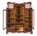 Three Door Victorian Walnut Bookcase - 2