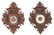 Black Forest Carved Clock And Barometer
