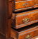 Walnut Victorian Eastlake Marble Top Dresser And Mirror - 2