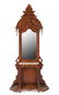 Walnut Victorian Marble Top Umbrella Halltree