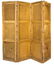 Early 19th Cent. Japanese Leather Hand Painted Screen - 2