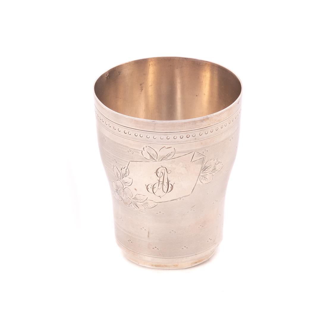 Early Hallmarked Silver Mint Julep Cup (1 of 6)