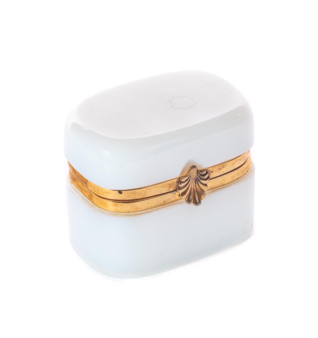 French Opaline Jewelry Casket: French Opaline Jewelry Casket