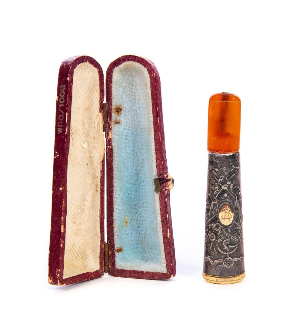 800 Silver Cigarette Holder (1 of 5)