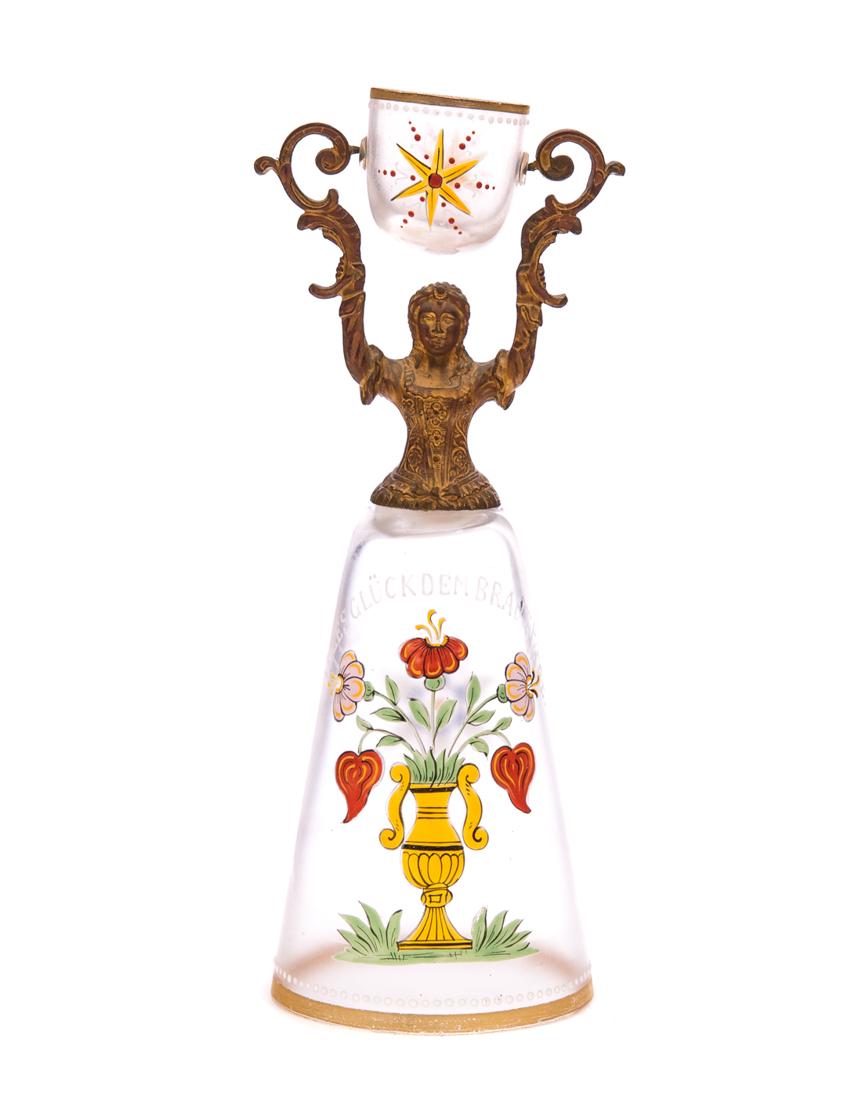 Figural Alles Gluckdem Brautpaare Wedding Cup: Figural Alles Gluckdem Brautpaare Wedding Cup