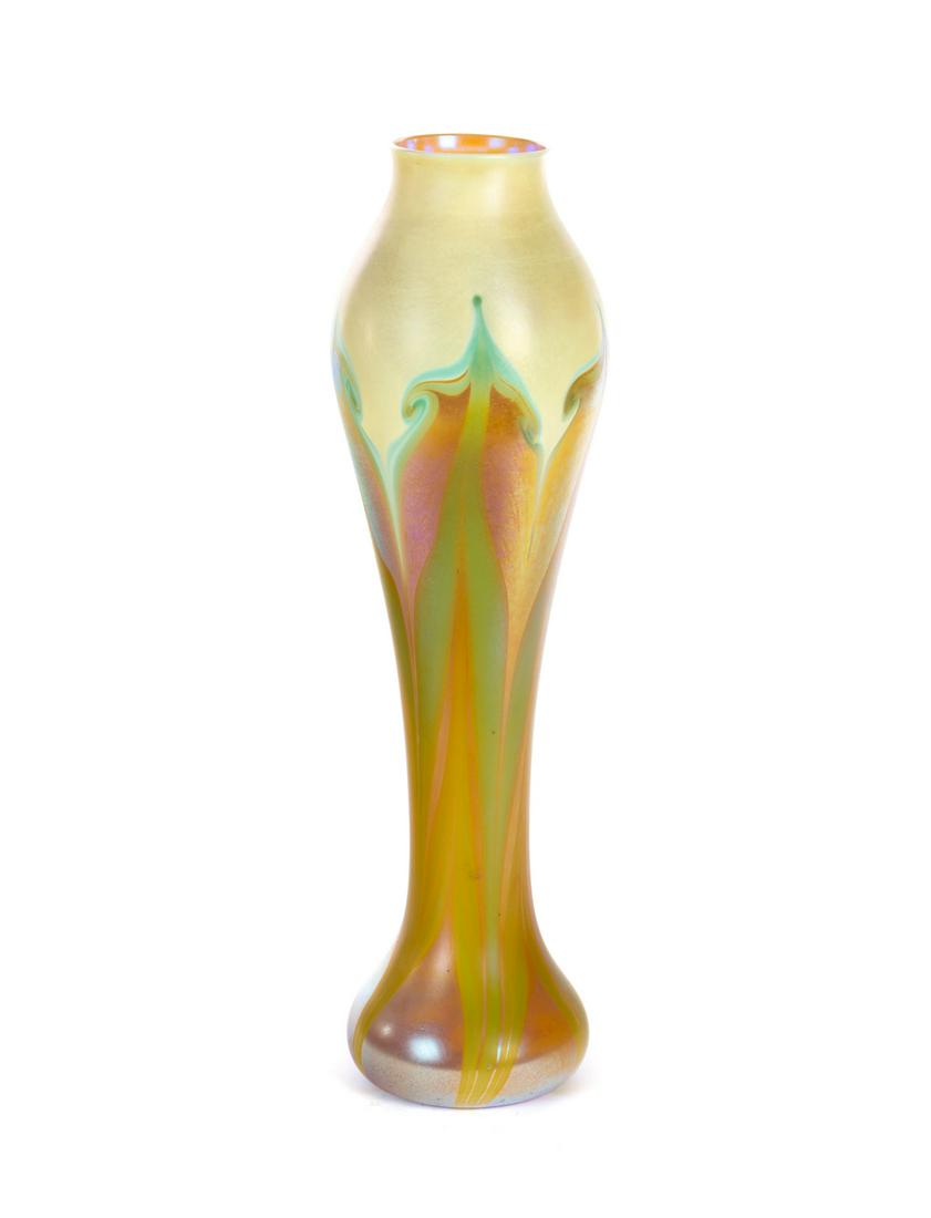 Art Nouveau Durand Art Glass Vase 17" (1 of 5)
