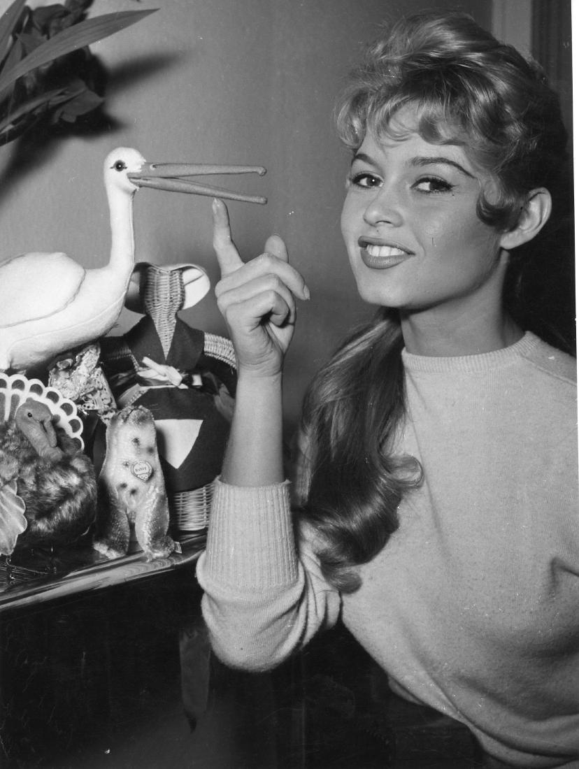 French Actress BRIGITTE BARDOT - Nude Photo Signed