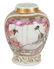A Chinese Famille Rose ovoid vase, Yongzheng/Qianlong
