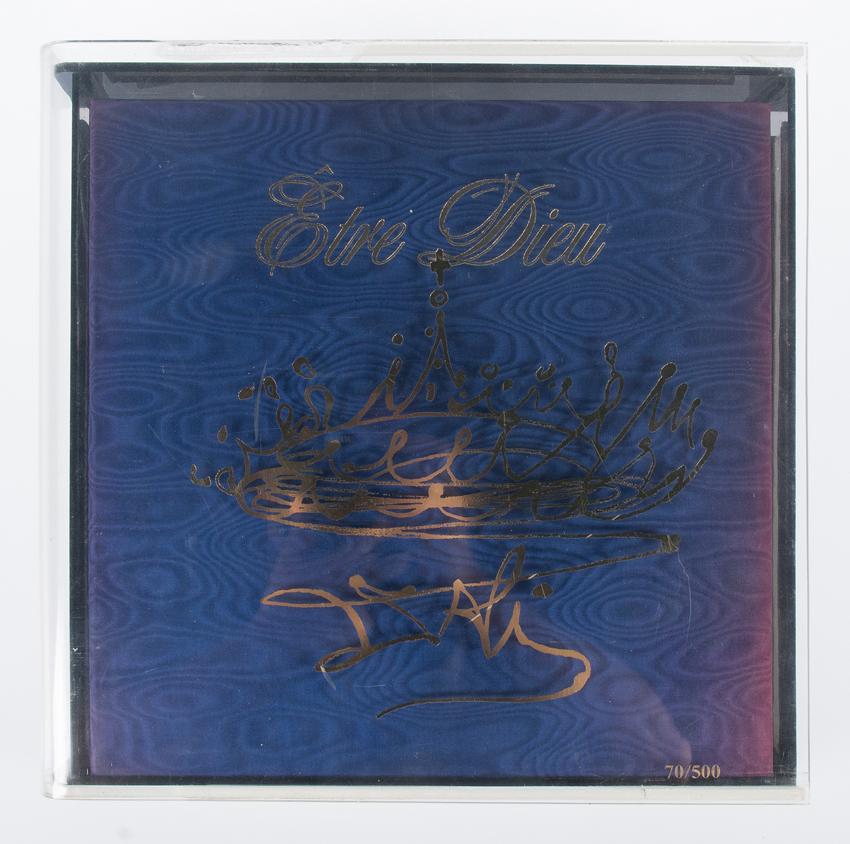 Salvador DalÃ­ (Figueres, 1904 - 1989): Salvador DalÃ­ (Figueres, 1904 - 1989) "ÃŠtre Dieu" Book of the opera-poem entitled "ÃŠtre Dieu. OpÃ©ra-PoÃ¨me, Audiovisuel et Catharre en six parties de SALVADOR DALÃ. Livret de Manuel VÃ