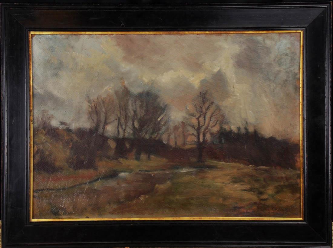 Robert B. Crane, (CT/NY 1857-1937)Landscape Oil (1 of 10)