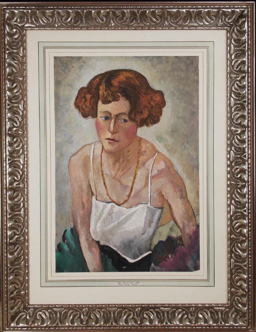 Hayley Lever, (NY/MA 1876-1958) Portrait of Woman (1 of 19)