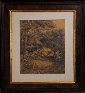 Fernando Amorsolo ( Philippine1892 - 1972) Pencil: Fernando Cueto Amorsolo (1892 - 1972) Fernando Cueto Amorsolo was active/lived in Philippines. Fernando Amorsolo is known for Philippino landscape, wartime scenes and portrait painting.Signed lower le