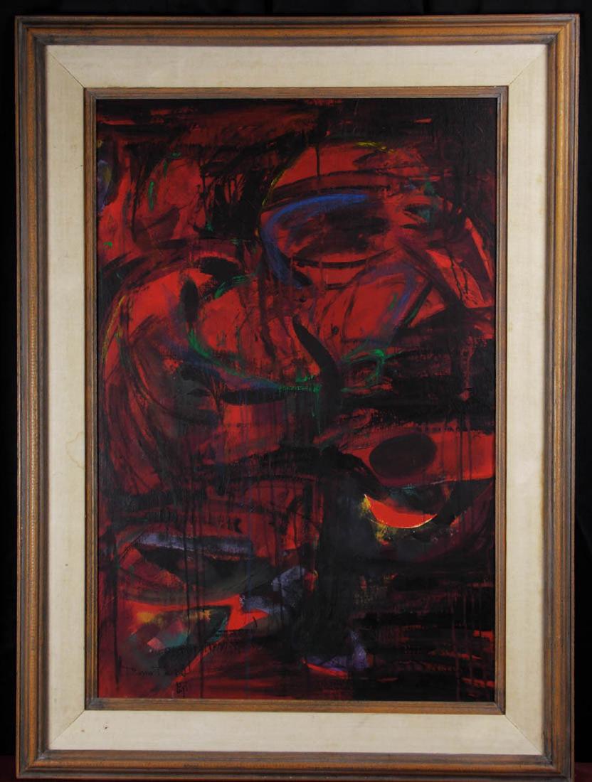 Hisao Domoto, (JP 1928 - 2013) Pure Abstract Oil (1 of 8)