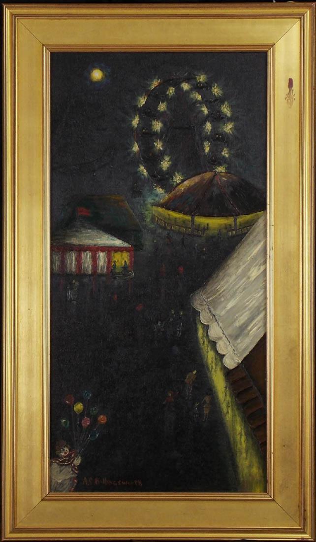 Alvin Hollingsworth (NY 1928-2000) Carnival Oil (1 of 9)