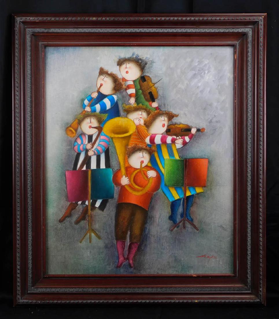 Joyce Roybal, (NY/France 1955-?) Oil (1 of 8)