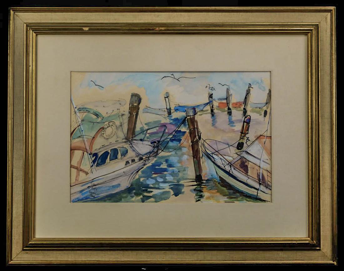 Romare Bearden (NY/NC 1911-1988) Watercolor (1 of 7)