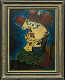 Emil Filla  (France 1882 - 1953) Oil