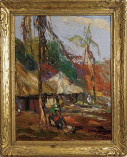 Henry Tanner (PA1859 - 1937) Impressionist Oil: Henry Tanner (1859 - 1937)