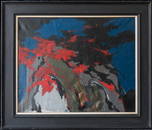 Large James Brooks  (NY, 1906 - 1992) Oil