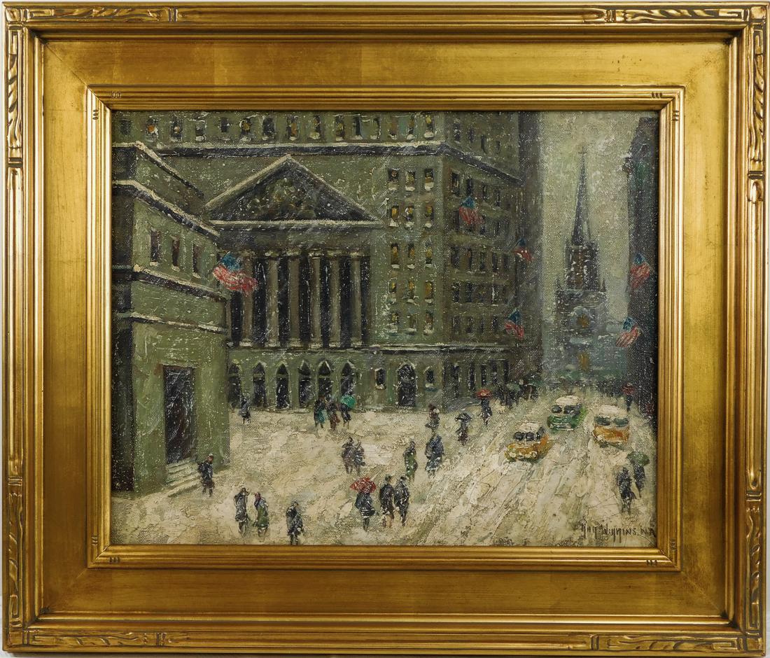 Guy Carleton Wiggins (1883 - 1962): Guy Carleton Wiggins (1883 - 1962) Guy Carleton Wiggins was active/lived in New York, Connecticut, Florida. Guy Wiggins is known for urban snowfall and other impressionist landscape painting. Signed l