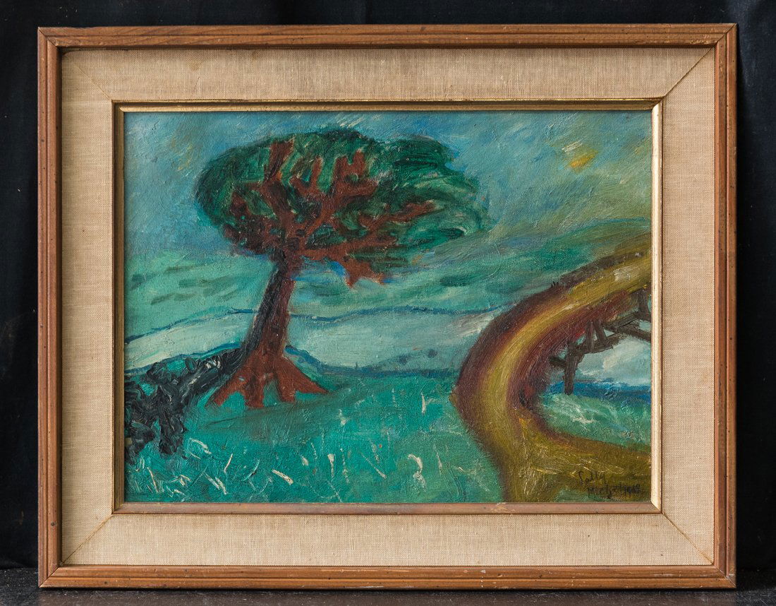Sally Michel  (1902 - 2003) New York Artist Oil (1 of 10)