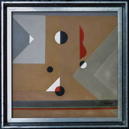 Charles Green Shaw (New York 1892 - 1974) Oil / Canvas,