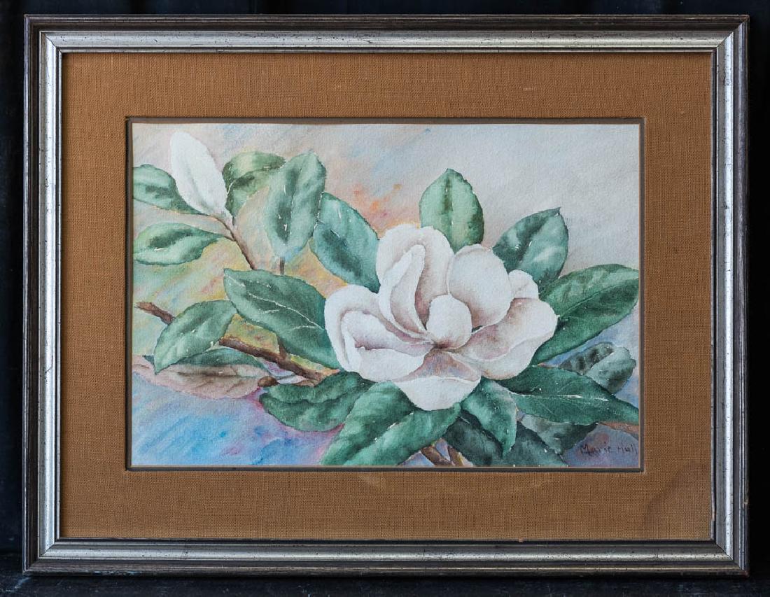 Marie Hull 1890-1980 Mississippi Listed Artist: Marie Hull (1890 - 1980) Marie Atkinson Hull was active/lived in Mississippi. Marie Hull is known for portrait and landscape painting, illustration. Watercolor on paper Painting Size: 13 x 19 in. Fram