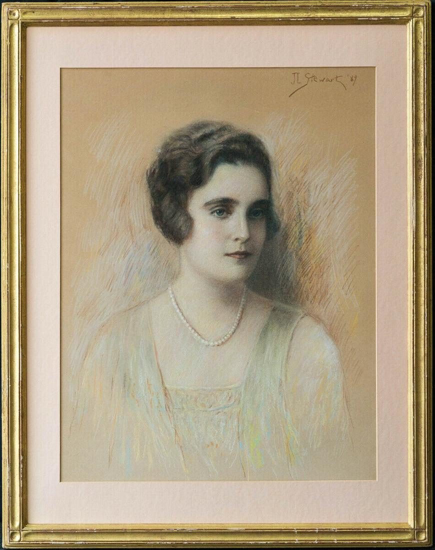 Julius LeBlanc Stewart (1855 - 1919) Penn. Listed: Item Overview Medium: Pastel On Paper Size: 25" x 19" Frame Size: 31" x 25" Condition: Great, No Blemishes Style: Impressionist Artist: Julius LeBlanc Stewart (1855 - 1919) Circa: 1887 Dated Julius Le
