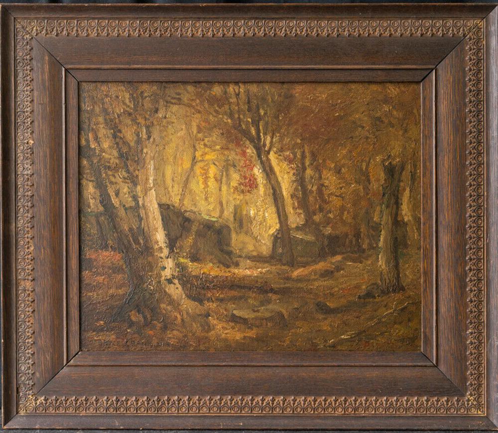 Bruce (Robert) Crane (1857 - 1937) Connecticut/NY: Medium: Oil on board Size: 14" x 17" Frame Size: 21" x 24" Condition: Great, no visible damages Style: Impressionist Artist: Bruce (Robert Bruce) Crane (1857 - 1937) Bruce (Robert Bruce) Crane was act