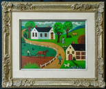 Maud Lewis  (Nova Scotia / Canada 1903 - 1970) Oil