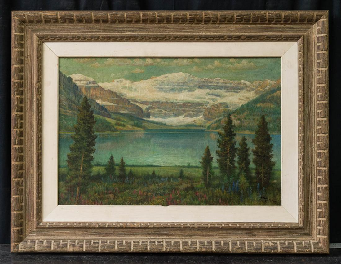 John Fery (1859 - 1934) Minnesota/Wisconsin Artist Oll: John Fery (1859 - 1934) Oil on Board Signed lower left. Painting Size: 18" x 26 1/2" Frame Size: 28 1/2" x 37" Created in Circa 1900's Condition Report: Great overall condition. Born in Austria in 185