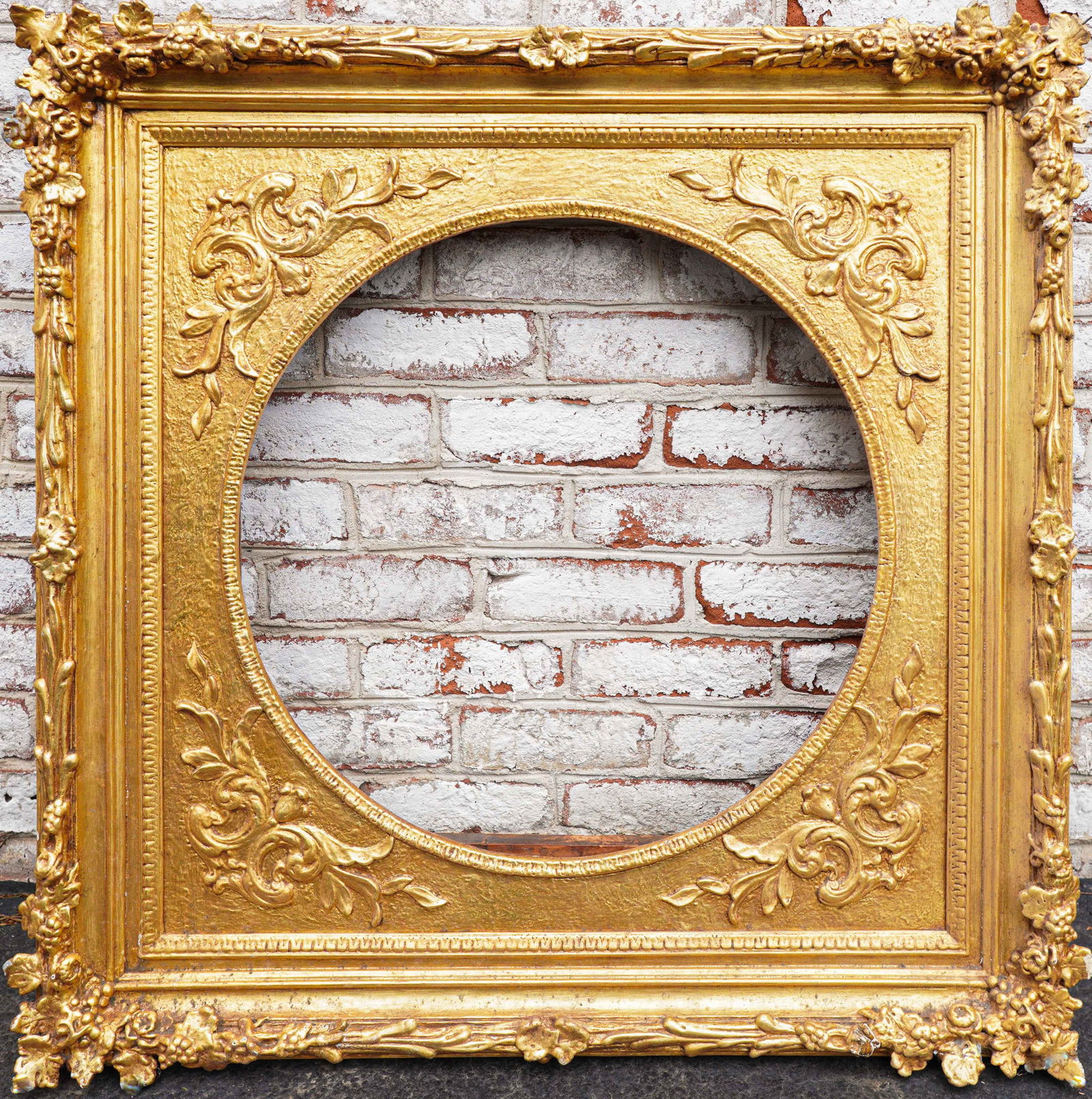Premium antique gold gilt frame opening 25" x 25" (1 of 19)
