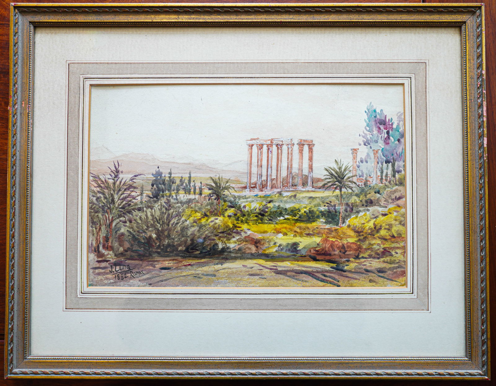 Juan Luna Y Novicio (Filipino 1857 - 1899), Watercolor, 1882 Roma (1 of 11)